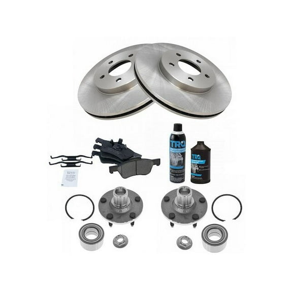 Front Brake Pad and Rotor Kit - Compatible with 2005 - 2012 Ford Escape 2006 2007 2008 2009 2010 2011