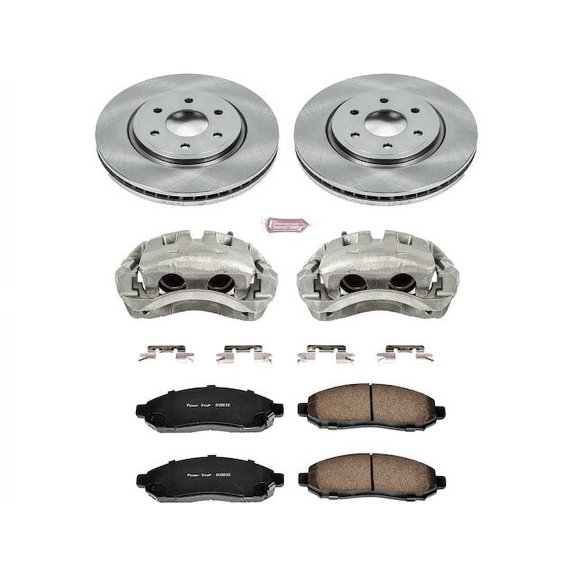 Front Brake Pad and Rotor Kit - Compatible with 2005 - 2012 Nissan Pathfinder 4.0L V6 2006 2007 2008 2009 2010 2011