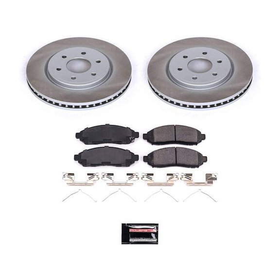 Front Brake Pad and Rotor Kit - Compatible with 2005 - 2012 Nissan Pathfinder 4.0L V6 2006 2007 2008 2009 2010 2011