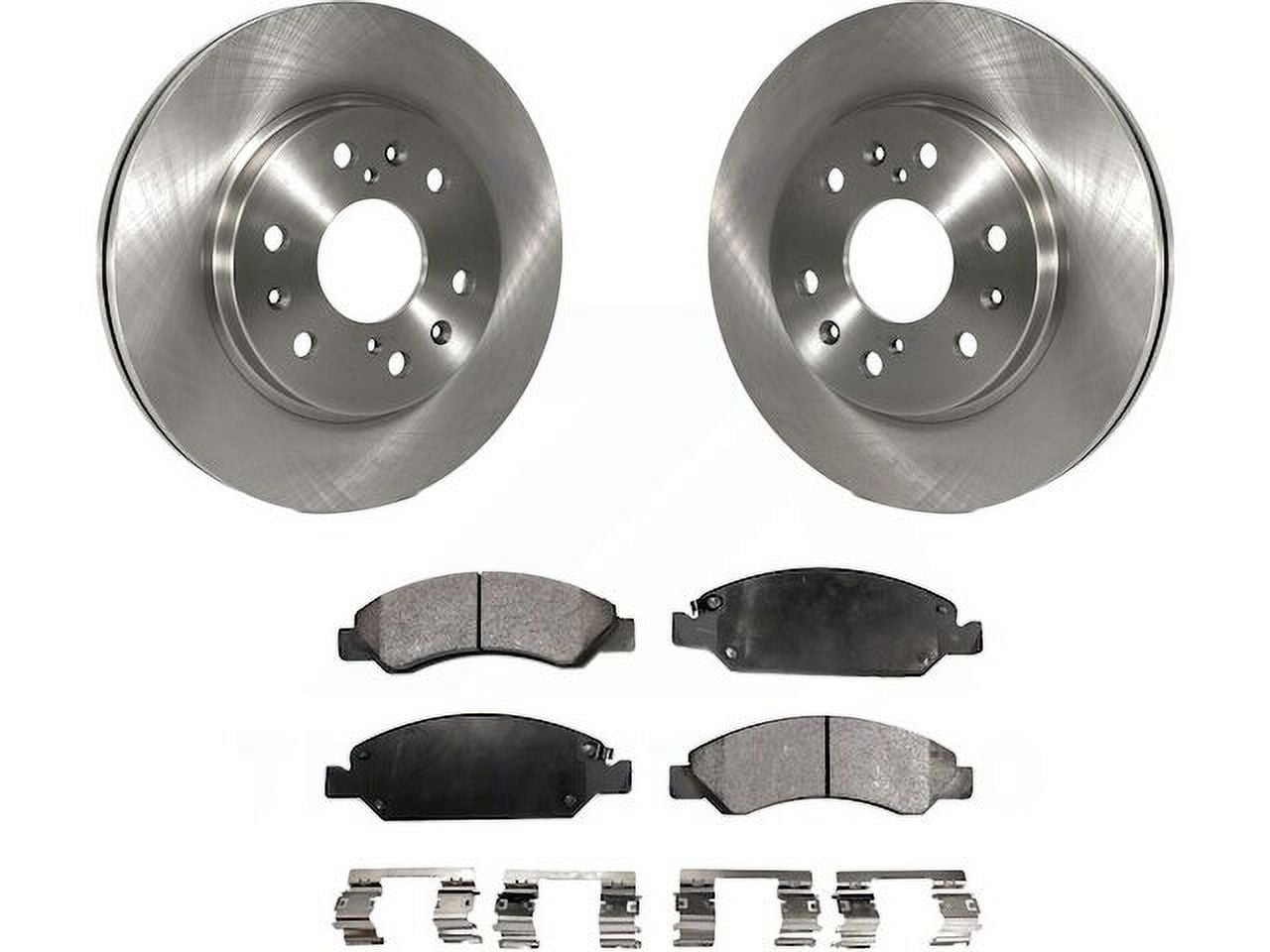 Front Brake Pad and Rotor Kit - Compatible with 2005 - 2018 Chevy Silverado 1500 2006 2007 2008 2009 2010 2011 2012 2013 2014 2015 2016 2017