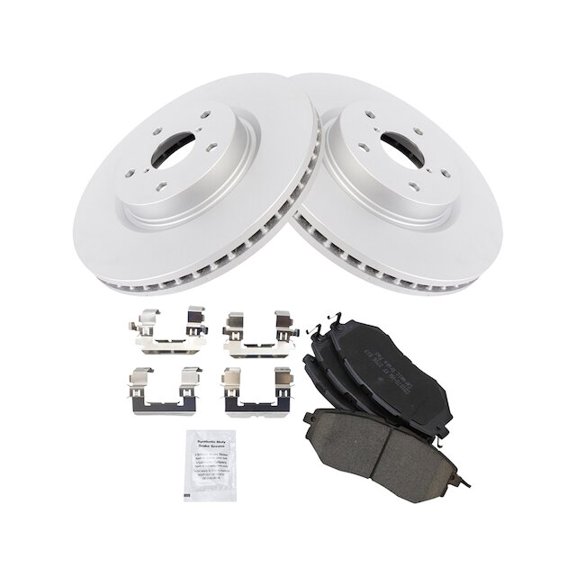 Front Brake Pad and Rotor Kit - Compatible with 2006 - 2007 Subaru B9 Tribeca
