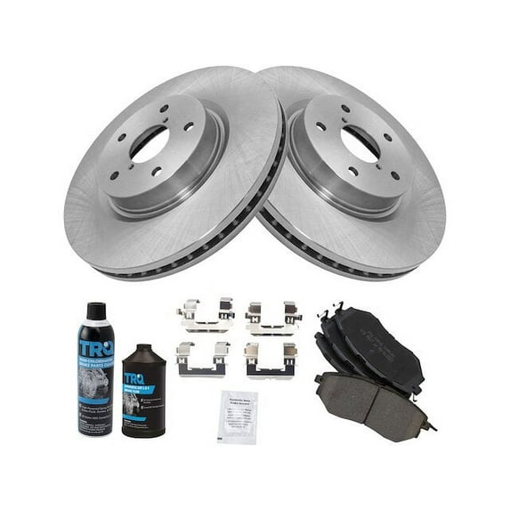 Front Brake Pad and Rotor Kit - Compatible with 2006 - 2007 Subaru B9 Tribeca