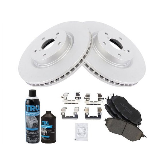 Front Brake Pad and Rotor Kit - Compatible with 2006 - 2007 Subaru B9 Tribeca