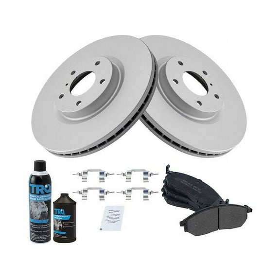Front Brake Pad and Rotor Kit - Compatible with 2006 - 2010 INFINITI M35 2007 2008 2009