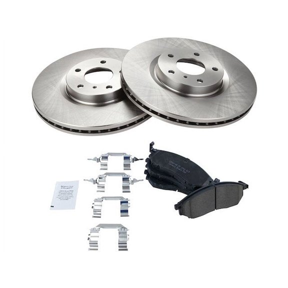 Front Brake Pad and Rotor Kit - Compatible with 2006 - 2010 INFINITI M35 2007 2008 2009