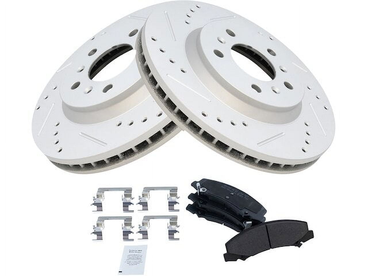 2006 Chevy Impala Brake Pads And Rotors Front Brake Pad and Rotor Kit - Compatible with 2006 - 2013 Chevy
