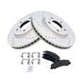 thumbnail image 1 of Front Brake Pad and Rotor Kit - Compatible with 2006 - 2013 Chevy Impala 2007 2008 2009 2010 2011 2012, 1 of 2