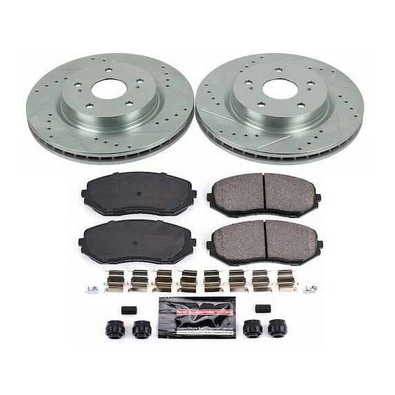 Front Brake Pad and Rotor Kit - Compatible with 2006 - 2013 Suzuki Grand Vitara 2007 2008 2009 2010 2011 2012