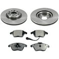thumbnail image 1 of Front Brake Pad and Rotor Kit - Compatible with 2006 - 2018 Volkswagen Jetta 2007 2008 2009 2010 2011 2012 2013 2014 2015 2016 2017, 1 of 2