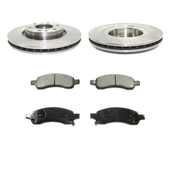 Front Brake Pad and Rotor Kit - Compatible with 2006 Chevy Trailblazer EXT