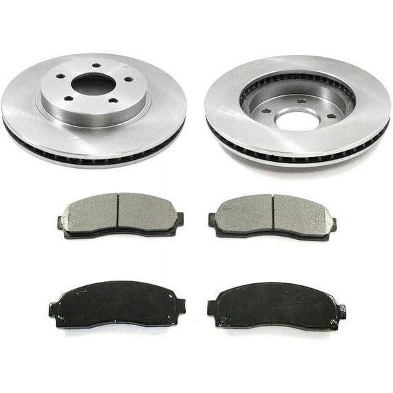 Front Brake Pad and Rotor Kit - Compatible with 2006 Pontiac Torrent