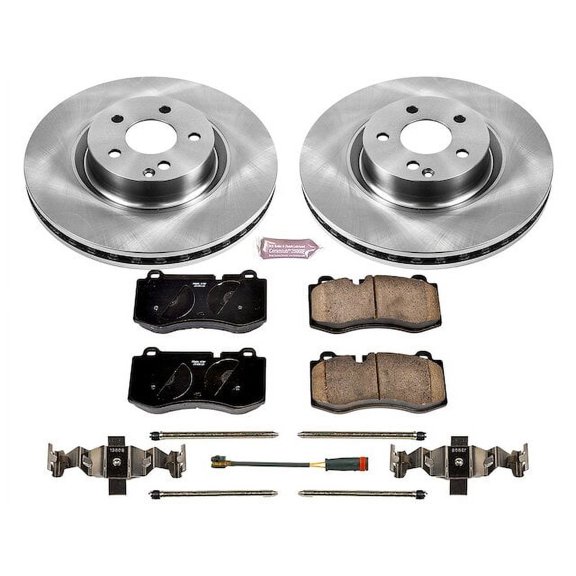 Front Brake Pad and Rotor Kit - Compatible with 2007 - 2008 Mercedes-Benz CL550