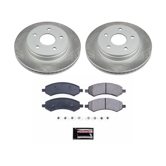 Front Brake Pad and Rotor Kit - Compatible with 2007 - 2009 Chrysler Aspen 2008
