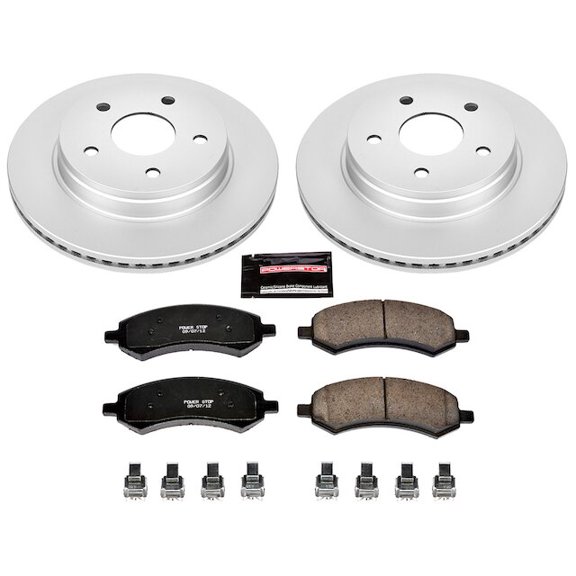 Front Brake Pad and Rotor Kit - Compatible with 2007 - 2009 Chrysler Aspen 2008