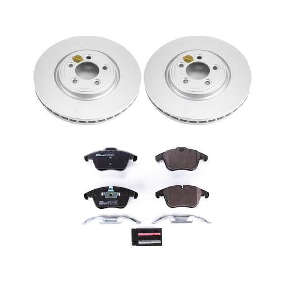 Front Brake Pad and Rotor Kit - Compatible with 2007 - 2009 Jaguar XK 2008