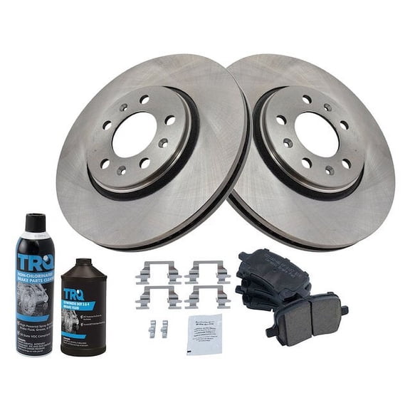 Front Brake Pad and Rotor Kit - Compatible with 2007 - 2010 Saturn Sky 2008 2009