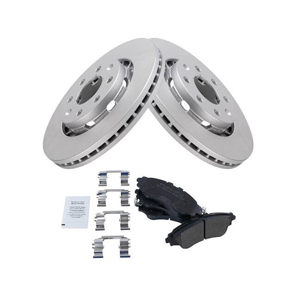 Front Brake Pad and Rotor Kit - Compatible with 2007 - 2011 Chevy Aveo5 2008 2009 2010