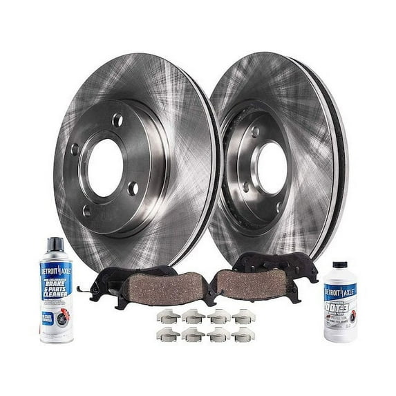 Front Brake Pad and Rotor Kit - Compatible with 2007 - 2011 Chevy Aveo5 2008 2009 2010
