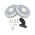 thumbnail image 1 of Front Brake Pad and Rotor Kit - Compatible with 2007 - 2017 Jeep Compass 2008 2009 2010 2011 2012 2013 2014 2015 2016, 1 of 2