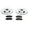 thumbnail image 1 of Front Brake Pad and Rotor Kit - Compatible with 2007 - 2017 Jeep Compass MK 2008 2009 2010 2011 2012 2013 2014 2015 2016, 1 of 2