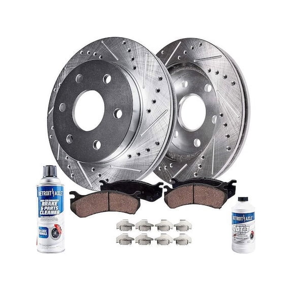 Front Brake Pad and Rotor Kit - Compatible with 2007 - 2018 Cadillac Escalade ESV 2008 2009 2010 2011 2012 2013 2014 2015 2016 2017