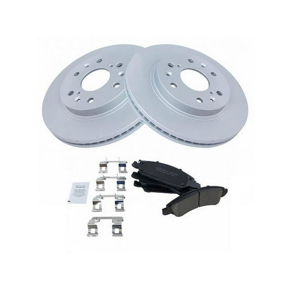 Front Brake Pad and Rotor Kit - Compatible with 2007 - 2018 Chevy Silverado 1500 2008 2009 2010 2011 2012 2013 2014 2015 2016 2017
