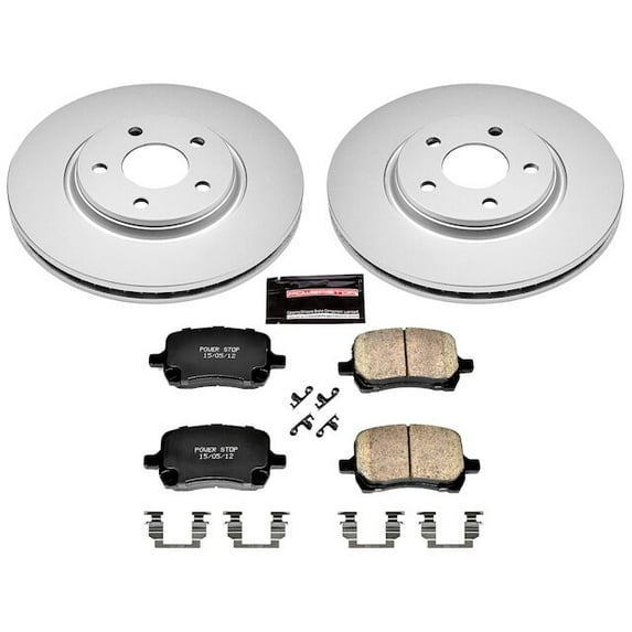 Front Brake Pad and Rotor Kit - Compatible with 2007 Chevy Cobalt SS