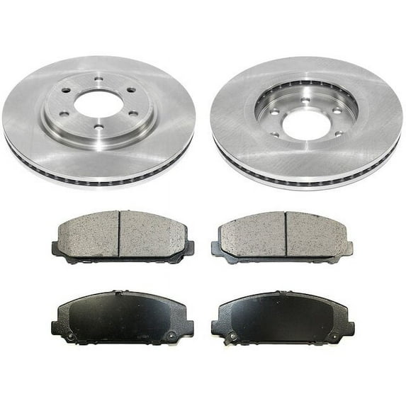Front Brake Pad and Rotor Kit - Compatible with 2008 - 2011 Nissan Armada 2009 2010