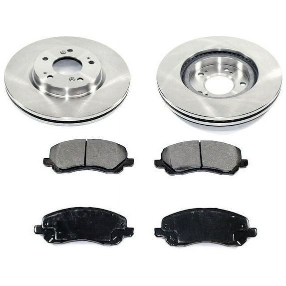 Front Brake Pad and Rotor Kit - Compatible with 2008 - 2014 Dodge Avenger 2009 2010 2011 2012 2013