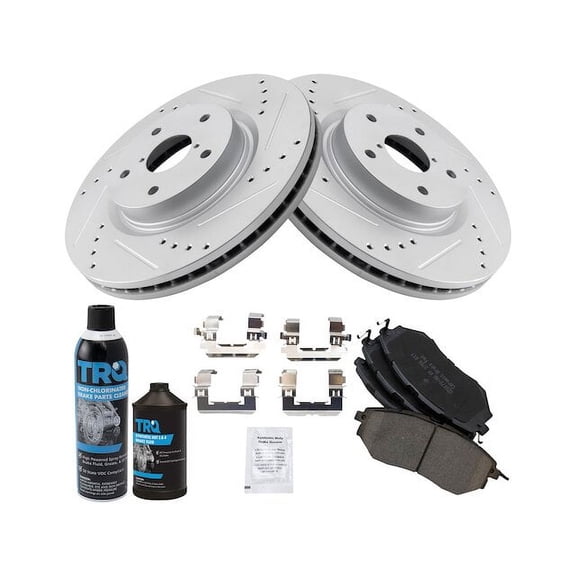 Front Brake Pad and Rotor Kit - Compatible with 2008 - 2014 Subaru Tribeca 2009 2010 2011 2012 2013
