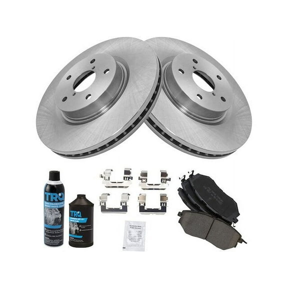 Front Brake Pad and Rotor Kit - Compatible with 2008 - 2014 Subaru Tribeca 2009 2010 2011 2012 2013