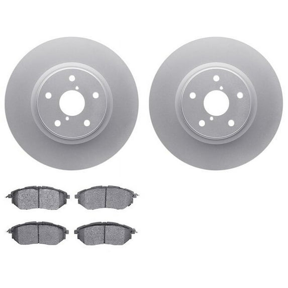 Front Brake Pad and Rotor Kit - Compatible with 2008 - 2014 Subaru Tribeca - Dynamic Friction