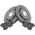 thumbnail image 1 of Front Brake Pad and Rotor Kit - Compatible with 2008 - 2016 Dodge Grand Caravan 2009 2010 2011 2012 2013 2014 2015, 1 of 3