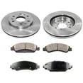 thumbnail image 1 of Front Brake Pad and Rotor Kit - Compatible with 2008 - 2020 Chevy Tahoe 2009 2010 2011 2012 2013 2014 2015 2016 2017 2018 2019, 1 of 2