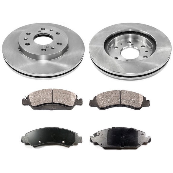 Front Brake Pad and Rotor Kit - Compatible with 2008 - 2020 GMC Yukon 2009 2010 2011 2012 2013 2014 2015 2016 2017 2018 2019