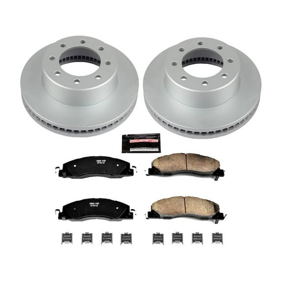 Front Brake Pad and Rotor Kit - Compatible with 2009 - 2010 Dodge Ram 2500