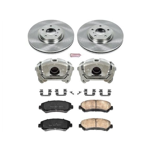 Front Brake Pad and Rotor Kit - Compatible with 2009 - 2014, 2016 - 2023 Nissan Maxima 2010 2011 2012 2013 2017 2018 2019 2020 2021 2022