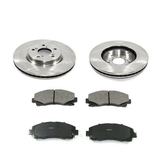 Front Brake Pad and Rotor Kit - Compatible with 2009 - 2014 Acura TL 2010 2011 2012 2013