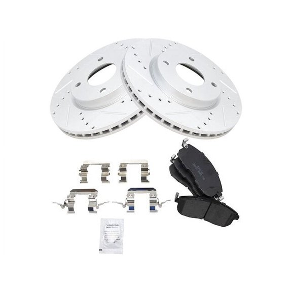 Front Brake Pad and Rotor Kit - Compatible with 2009 - 2014 Nissan Cube 2010 2011 2012 2013
