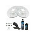 thumbnail image 1 of Front Brake Pad and Rotor Kit - Compatible with 2009 - 2017 Chevy Traverse 2010 2011 2012 2013 2014 2015 2016, 1 of 2