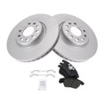 thumbnail image 1 of Front Brake Pad and Rotor Kit - Compatible with 2009 - 2017 Volkswagen CC FWD 2010 2011 2012 2013 2014 2015 2016, 1 of 2