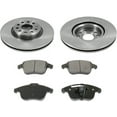thumbnail image 1 of Front Brake Pad and Rotor Kit - Compatible with 2009 - 2017 Volkswagen Tiguan 2010 2011 2012 2013 2014 2015 2016, 1 of 2