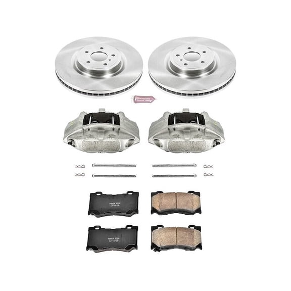 Front Brake Pad and Rotor Kit - Compatible with 2009 - 2019 Nissan 370Z 2010 2011 2012 2013 2014 2015 2016 2017 2018