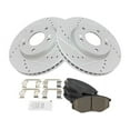 thumbnail image 1 of Front Brake Pad and Rotor Kit - Compatible with 2010 - 2012 Hyundai Tucson FWD 2011, 1 of 2