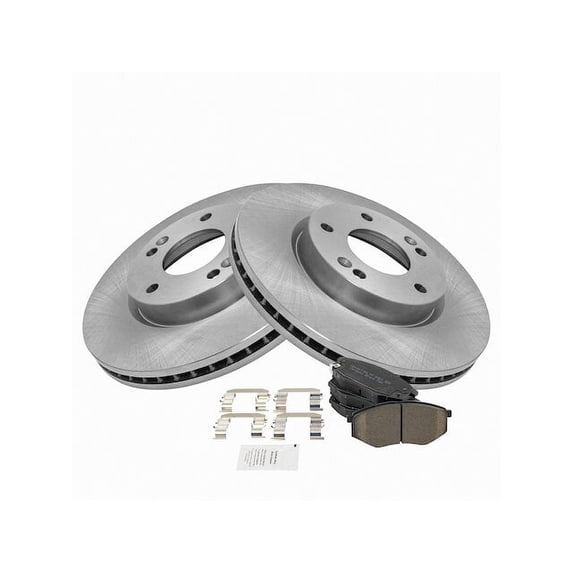 Front Brake Pad and Rotor Kit - Compatible with 2010 - 2012 Hyundai Tucson FWD 2011