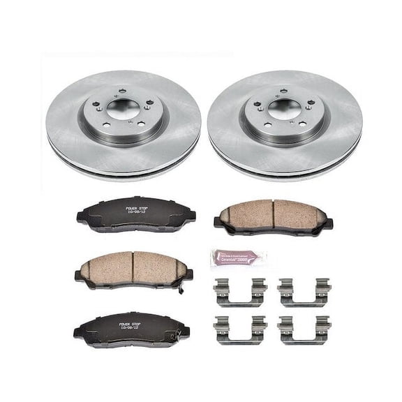 Front Brake Pad and Rotor Kit - Compatible with 2010 - 2013 Acura ZDX 2011 2012