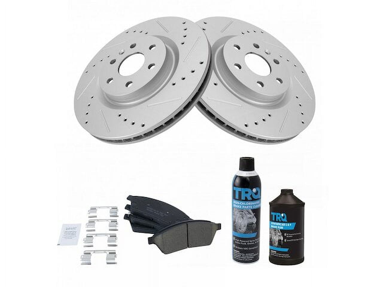 Front Brake Pad and Rotor Kit - Compatible with 2010 - 2016 Cadillac