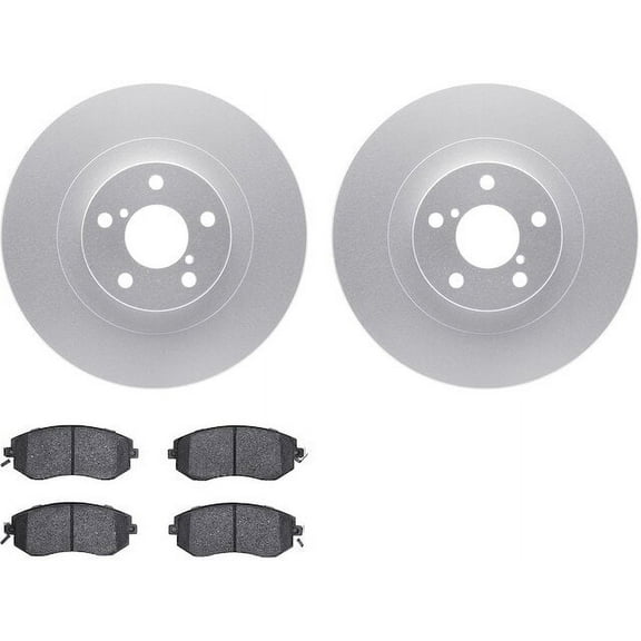 Front Brake Pad and Rotor Kit - Compatible with 2010 - 2018 Subaru Forester 2.5L H4 2011 2012 2013 2014 2015 2016 2017