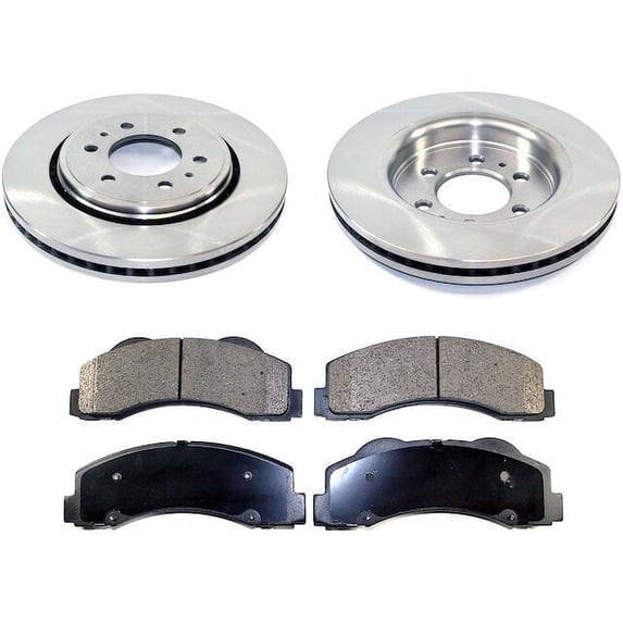 Front Brake Pad and Rotor Kit - Compatible with 2010 - 2020 Ford F-150 2011 2012 2013 2014 2015 2016 2017 2018 2019