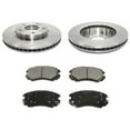 thumbnail image 1 of Front Brake Pad and Rotor Kit - Compatible with 2010 Hyundai Sonata 2.4L 4-Cylinder, 1 of 2